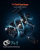 Rod and Fishing Reel Combo, IM7 Carbon Fiber Spinning Rod and Reel Combo, Bass Fishing Pole with 7 ft Two-Piece Rods, 7+1 Ball Bearings, EVA Handle