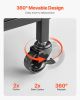 Fishing Rod Holder for 10-Rods, Mobile Fishing Pole Rack Cart with Wheels, Fish Gear Equipment Organizer for Garage Home Indoor Use