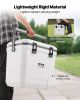 Portable Cooler, 38 QT Hard Cooler with Ice Retention, Heavy-Duty Handles and Cup Holder, Lightweight Rigid Material Insulated Portable Cooler