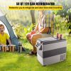 12 Volt Refrigerator, 58 Qt Car Refrigerator, Dual Zone Portable Freezer, Cooler Compressor Freezer with 12/24V DC and 110-240V AC