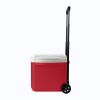 30 Quart Capacity Hard Side Wheeled Cooler, 42-Can, Red