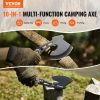 Hunting Knife and Hatchet Axe Combo Set with Sheath, Fixed Blade Tactical Knife and Camping Axe