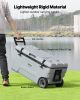 Portable Cooler, 74 QT Wheeled Cooler with Ice Retention, Heavy-Duty Handles and Cup Holder, Lightweight Rigid Material Insulated Portable Cooler