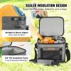 Soft Cooler Bag, 24 Cans Soft Sided Cooler Bag Leakproof with Zipper, Waterproof Soft Cooler Insulated Bag