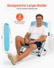 Folding Beach Chair, High Back Camping Chairs for Adults, with Cup Pocket, Mesh Back, Carry Bag