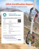 Climbing Carabiner Clips, 3 PCS Heavy Duty Caribiner, Professional 30 KN / 6744 lbs Spindle Strength, Large D-Shaped for Hiking,Rappelling,Rescue