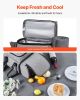 Picnic Backpack, Beach Picnic Backpack Bag for 4 Person with Insulated Cooler Compartment, Detachable Bottle/Wine Holder, Lightweight Blanket