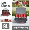 ExtraCharm Insulated Lunch Bag for Women/Men - Reusable Lunch Box for Office Picnic Hiking Beach - Leakproof Cooler Tote Bag Organizer with Adjustable