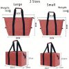 Portable Insulated Shopping Bag – Large 5.28 Gallon Collapsible Cooler for Everyday Use