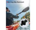 Kayak Paddle with Fiberglass Shaft and PP Blade, Floating Kayaking Oars, Adjustable 230-240 cm/ 90.5-94.5 Inches