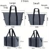 Portable Insulated Shopping Bag – Large 5.28 Gallon Collapsible Cooler for Everyday Use
