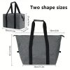 Portable Insulated Shopping Bag – Large 5.28 Gallon Collapsible Cooler for Everyday Use