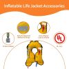Automatic/Manual Inflatable Life Jacket| Inflatable PFD Kayak Vest Adult| Life Vest for Adults| Outdoor Water Sports| Supports up to 330 lbs|33g of Ca